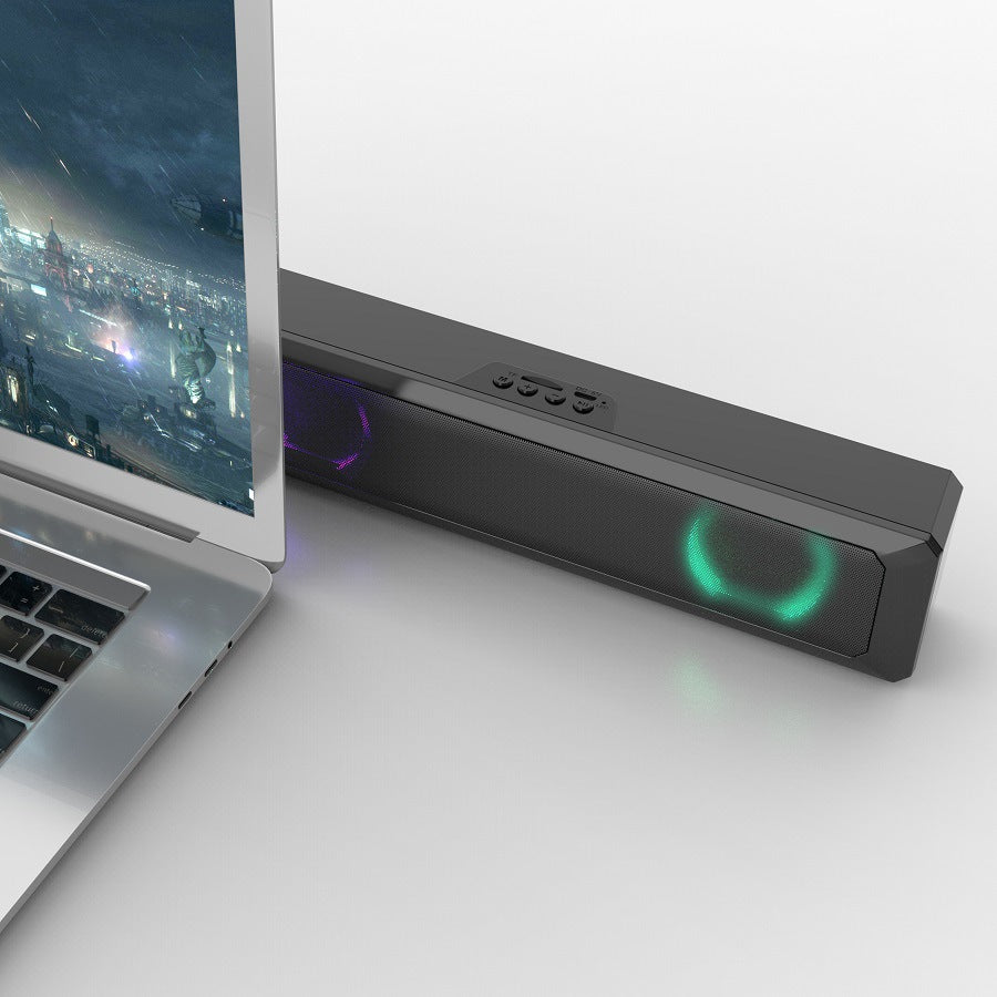 RGB Light Desktop Bluetooth Speaker Soundbar HiFi Stereo TV Computer Loudspeaker RGB Light Desktop Bluetooth Speaker Soundbar HiFi Stereo TV Computer Loudspeaker